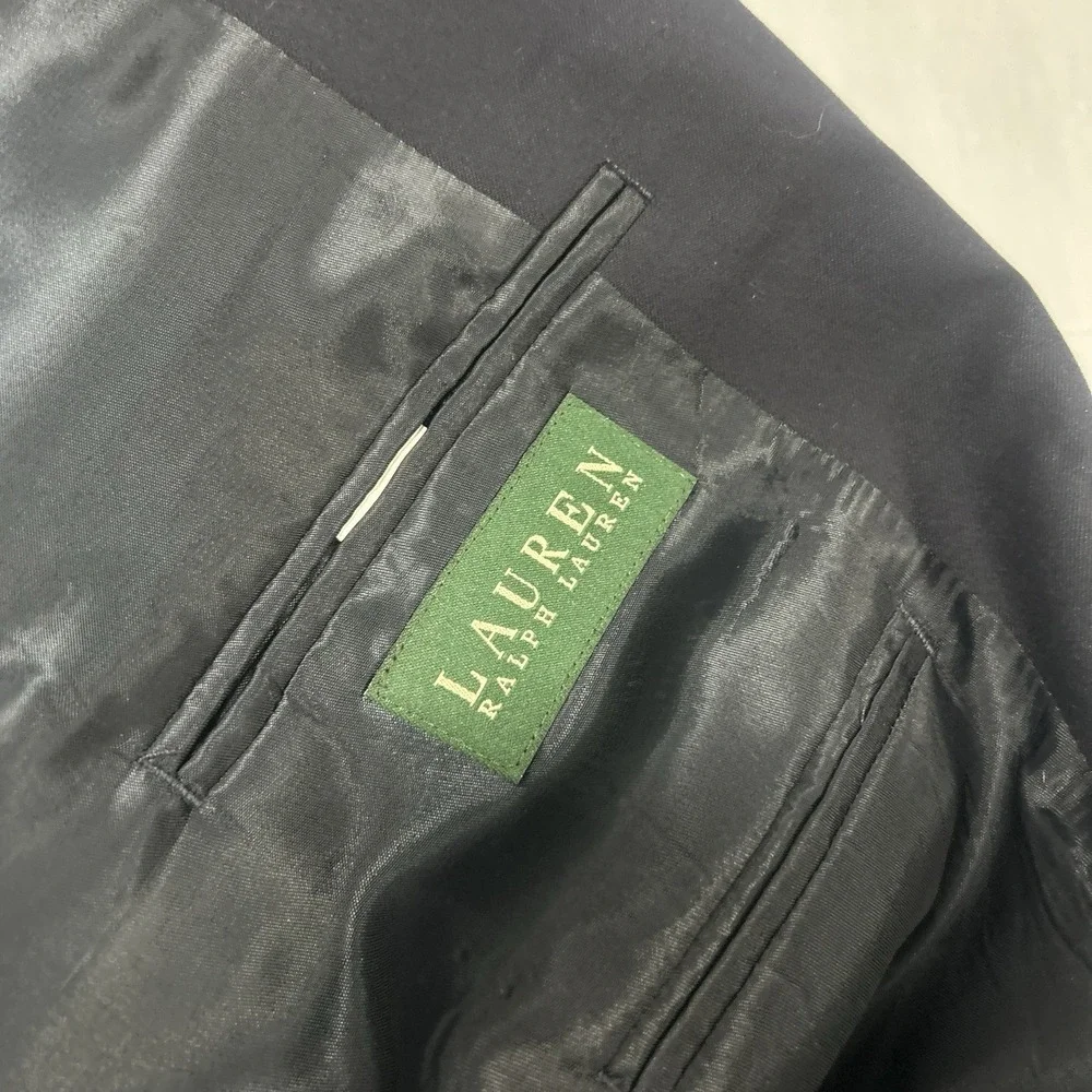 Lauren Ralph Lauren Wool Blazer Men's 42R Navy Blue